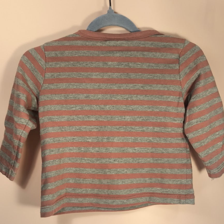 Alana Langarmshirt gestreift mit Schaf & Küken