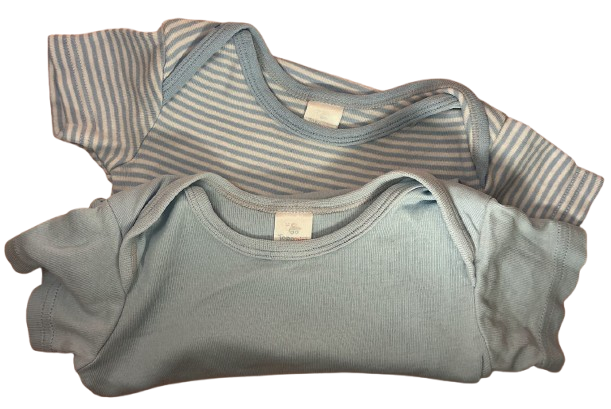 Bodyset kurzarm – Topomini, Größe 62/68 💙