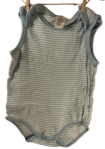 Ärmelloser Basic Body von Topomini, Gestreift