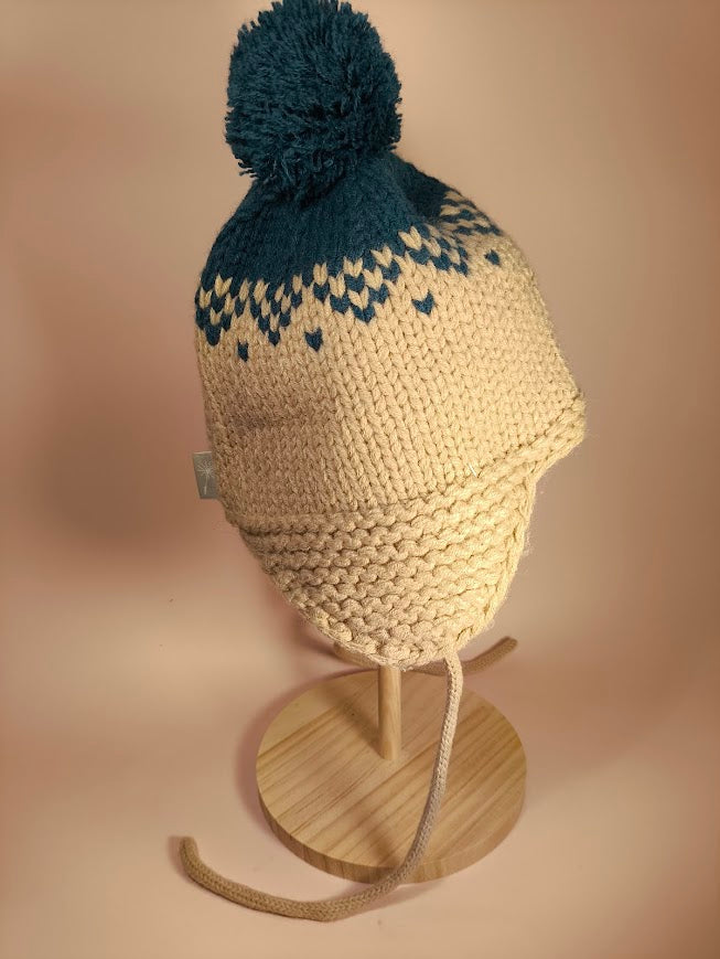 ❄️ Weiche Bommelmütze von Pusblu in Größe 46/47 ❄️