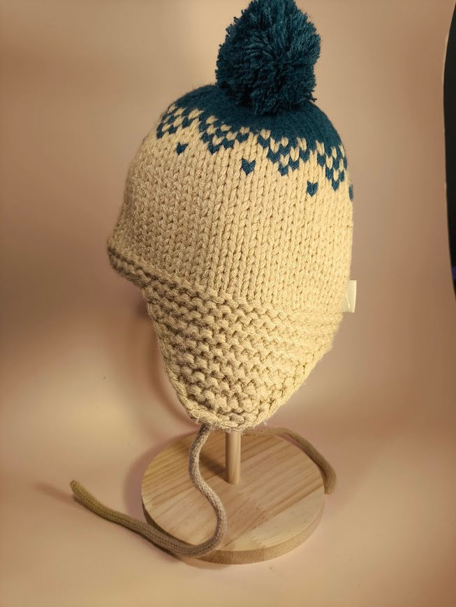 ❄️ Weiche Bommelmütze von Pusblu in Größe 46/47 ❄️