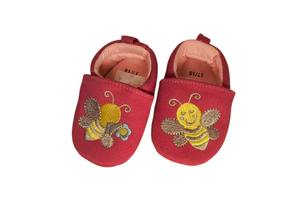 🐝 Sterntaler Krabbelschuhe – Größe 17/18 (Neu) 🌸