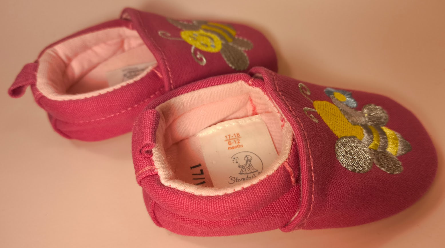 🐝 Sterntaler Krabbelschuhe – Größe 17/18 (Neu) 🌸