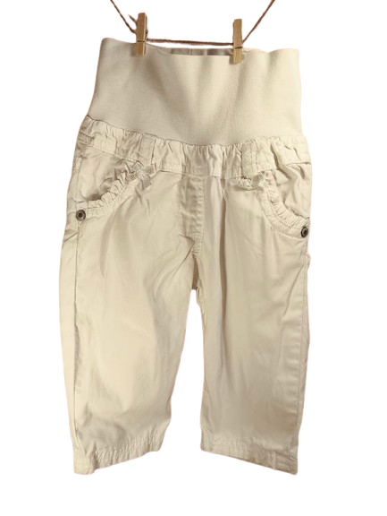 🌸 Steiff Hose – Weißer Klassiker mit Teddy-Details 🧸