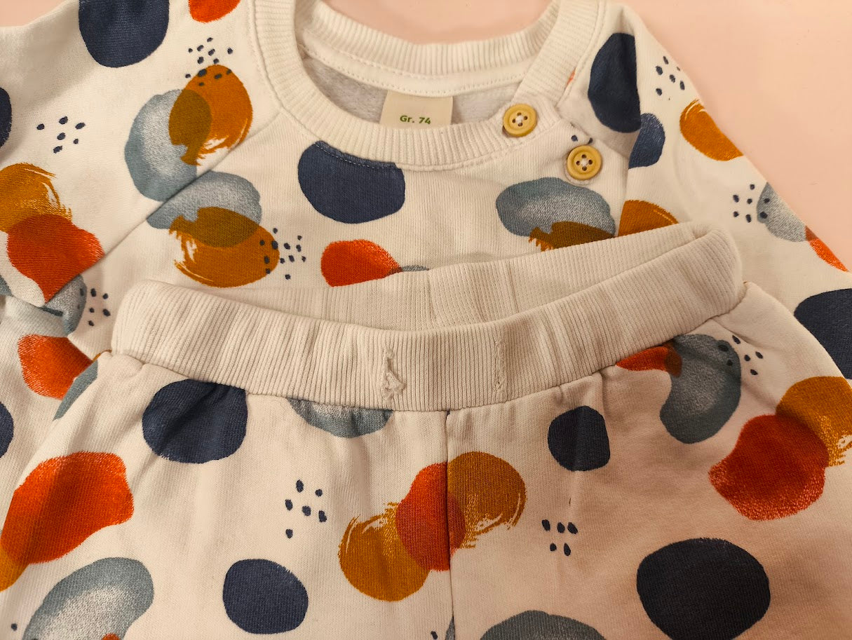 Set -  Zweiteiler von Alana 🌸 mit großen Farbklecksen