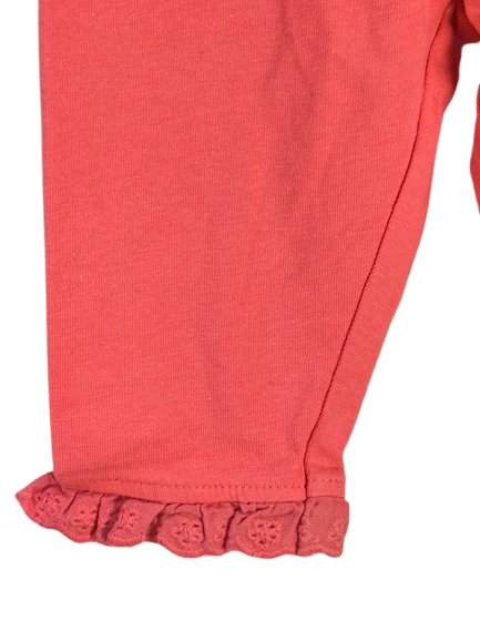 🌺 Fragottino Hose mit Spitzenabschluss  (Koralle)🌺