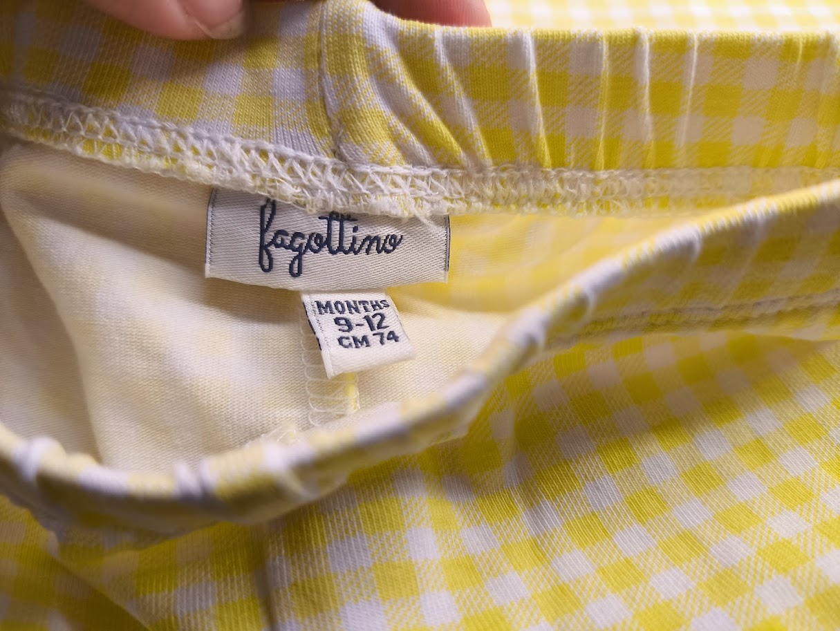 🌺 Fragottino Hose  (Gelb kariert)🌺