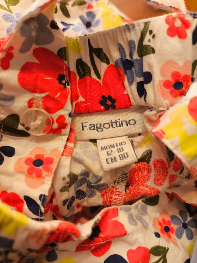 🌸 Fagottino Latzhose mit Blumenmuster 🌸