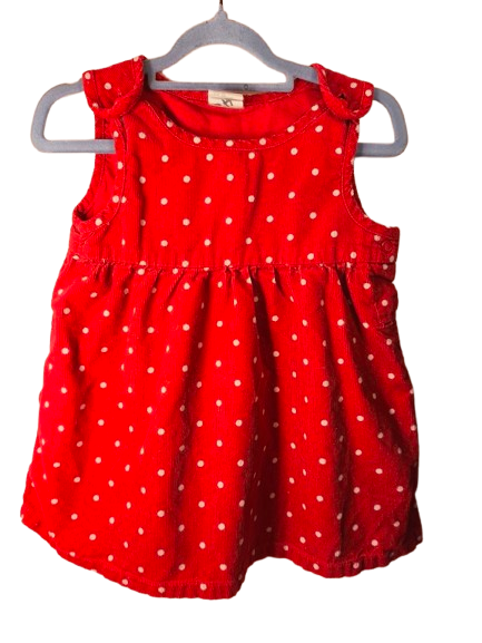 ❤️ H&M Cordkleid mit weißen Punkten ❤️