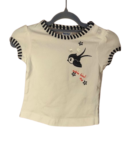 T-Shirt von Dirkje – kleiner Vogelgruß 🐦✨