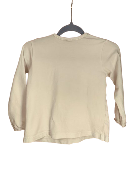 🧸 Steiff Langarmshirt – süßes Bärchen mit Strasssteinen