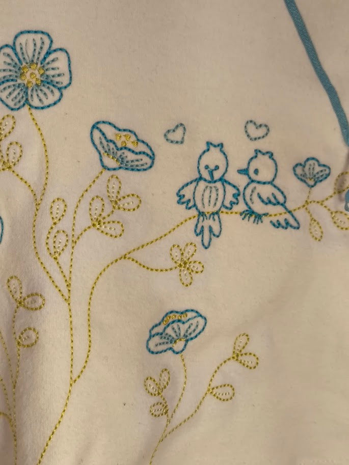 🌼 Gemütlich & bezaubernd – besticktes Langarmshirt von Manguun 🌼