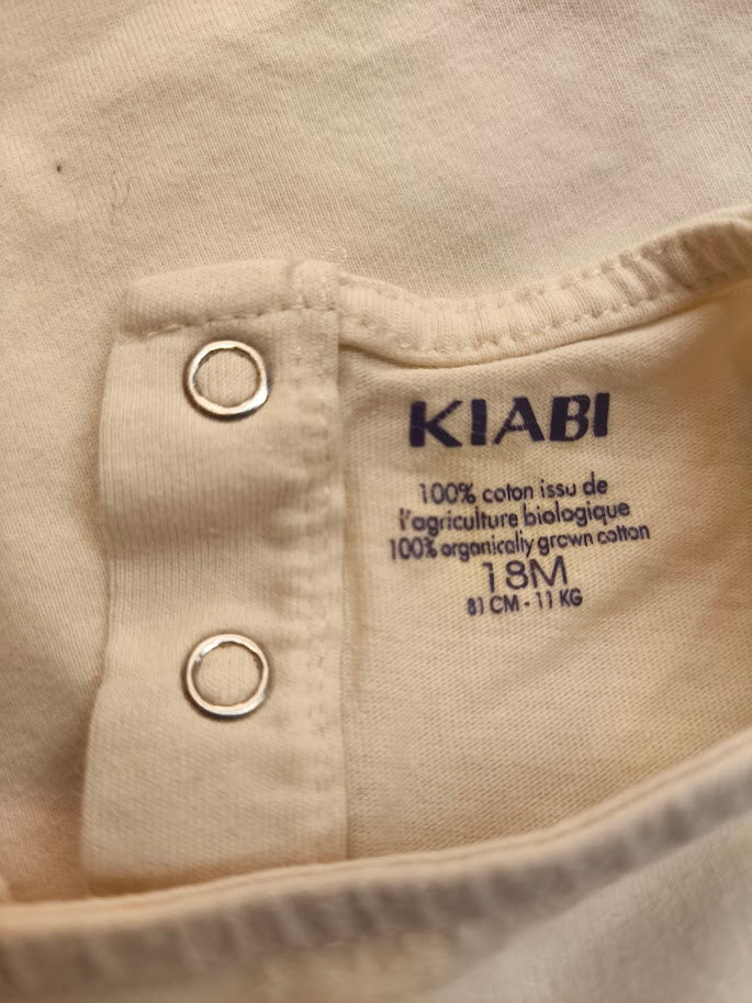 💖 "Kleines Stück Liebe" – Zauberhaftes Kiabi Babyshirt mit Stickmotiv 💖