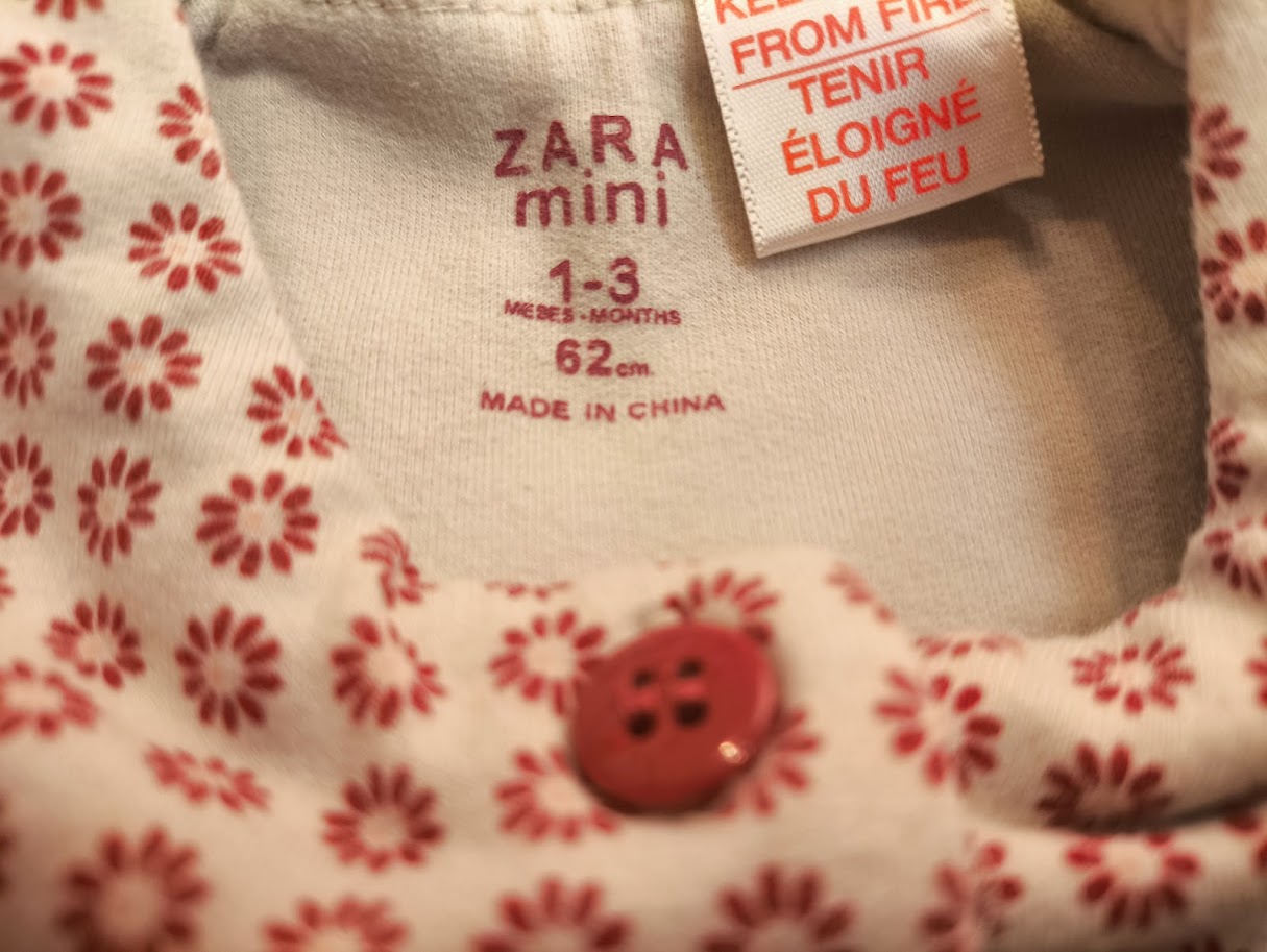 🌷 "Kleines Retroträumchen" – ZARA Babybluse🌷