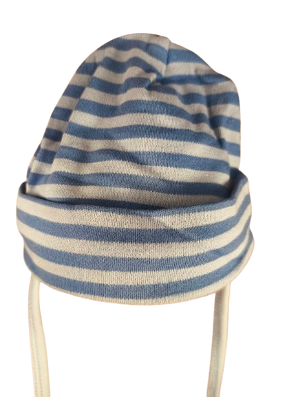 💙 "Kleine Meeresbrise" – Beauty Baby Mütze, 0–6 Monate 💙