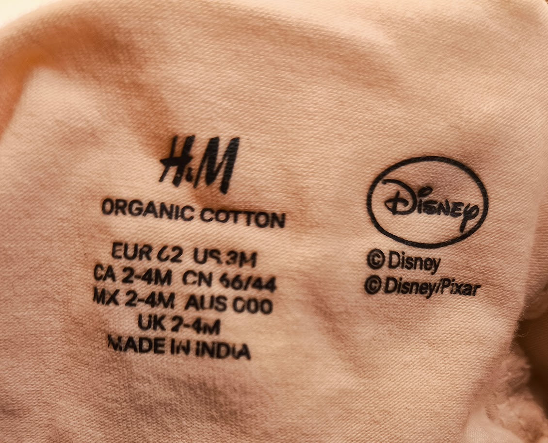 🤍 "Zarte Träumchen" – Disney x H&M Baby-Mütze, Größe 62 🤍