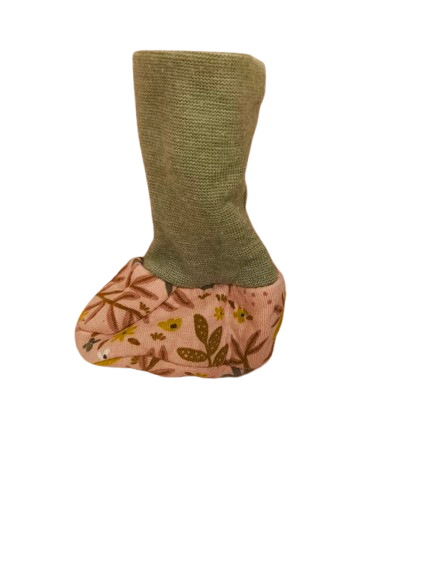 🌿 Weiche Erstlingsschuhe zum Überziehen 🌿