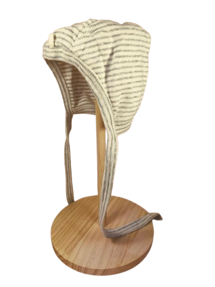 🤎 "Natürlicher Kuschelstart" – Alana Erstlingsmütze 🤎