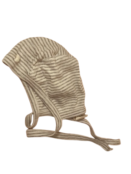 🤎 "Natürlicher Kuschelstart" – Alana Erstlingsmütze 🤎