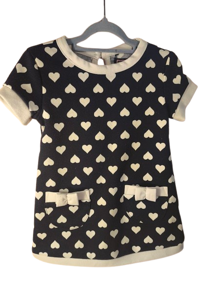 💙 "Early days" Kleid mit vielen Herzen 💙