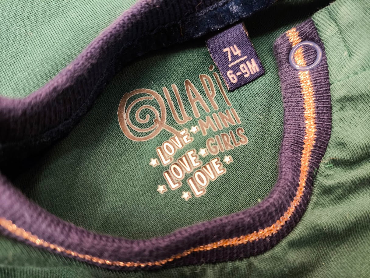 🌿 Langarmshirt von Quapi – mit liebevollen Details 🌿