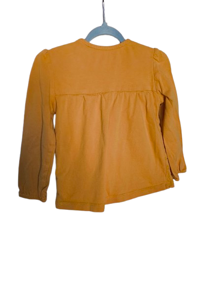 🌻 C&A Kleid in Senfgelb mit feiner Stickerei