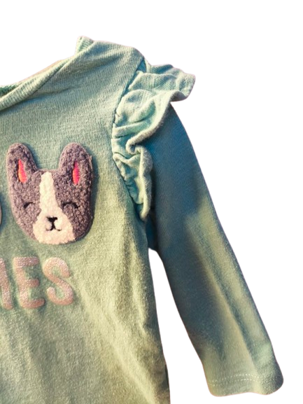 🩵 Carter’s Langarmshirt mit Tier-Applikation