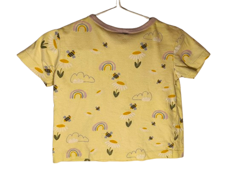 Alana Bio-Baumwoll T-Shirt mit Regenbogen & Wolkenmotiv