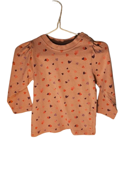 Alana Bio-Baumwoll Langarmshirt mit Herzmuster