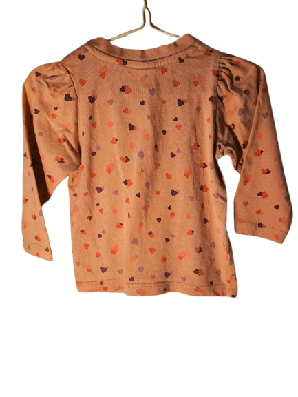 Alana Bio-Baumwoll Langarmshirt mit Herzmuster