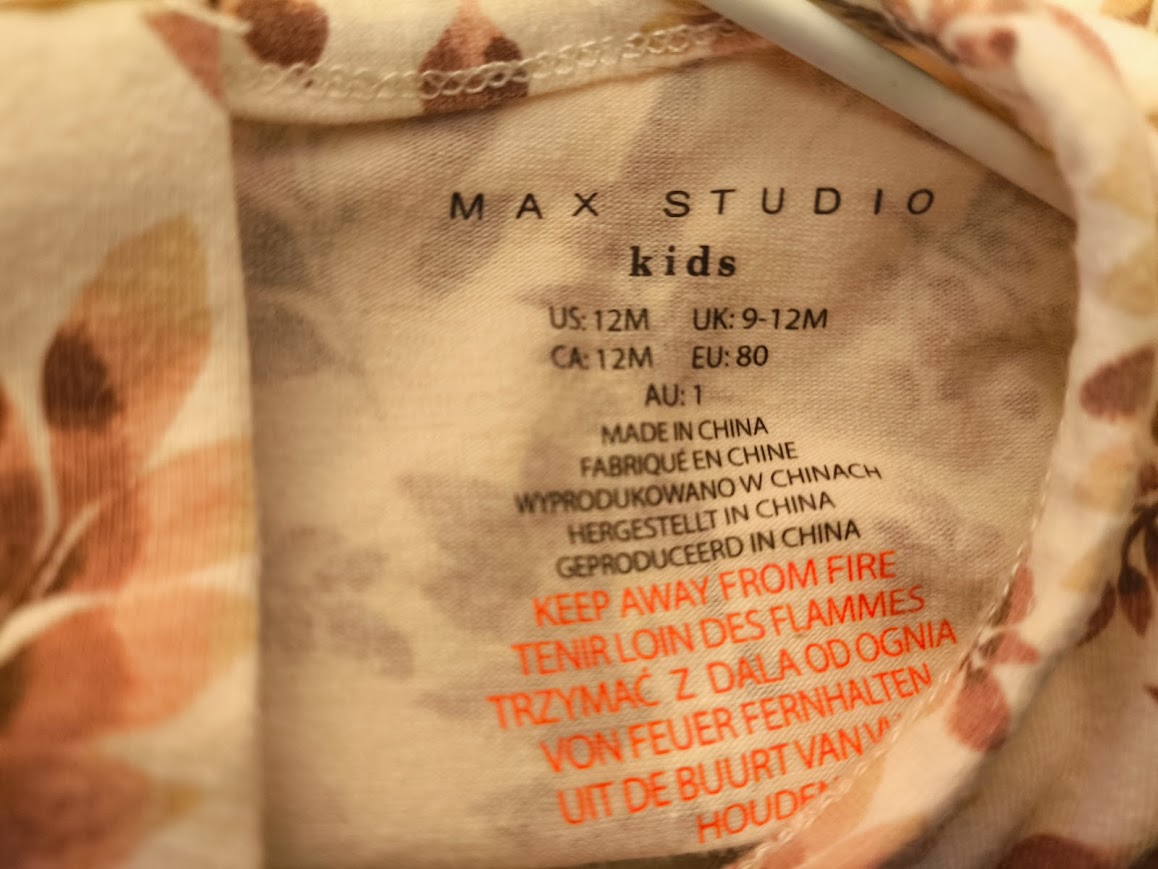 MAX STUD kids Kleid mit Blumenmuster und Rüschen