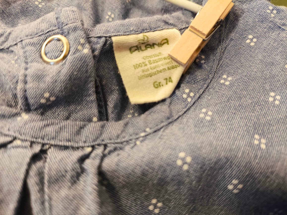 Alana Bio-Baumwoll Einteiler in Jeansblau