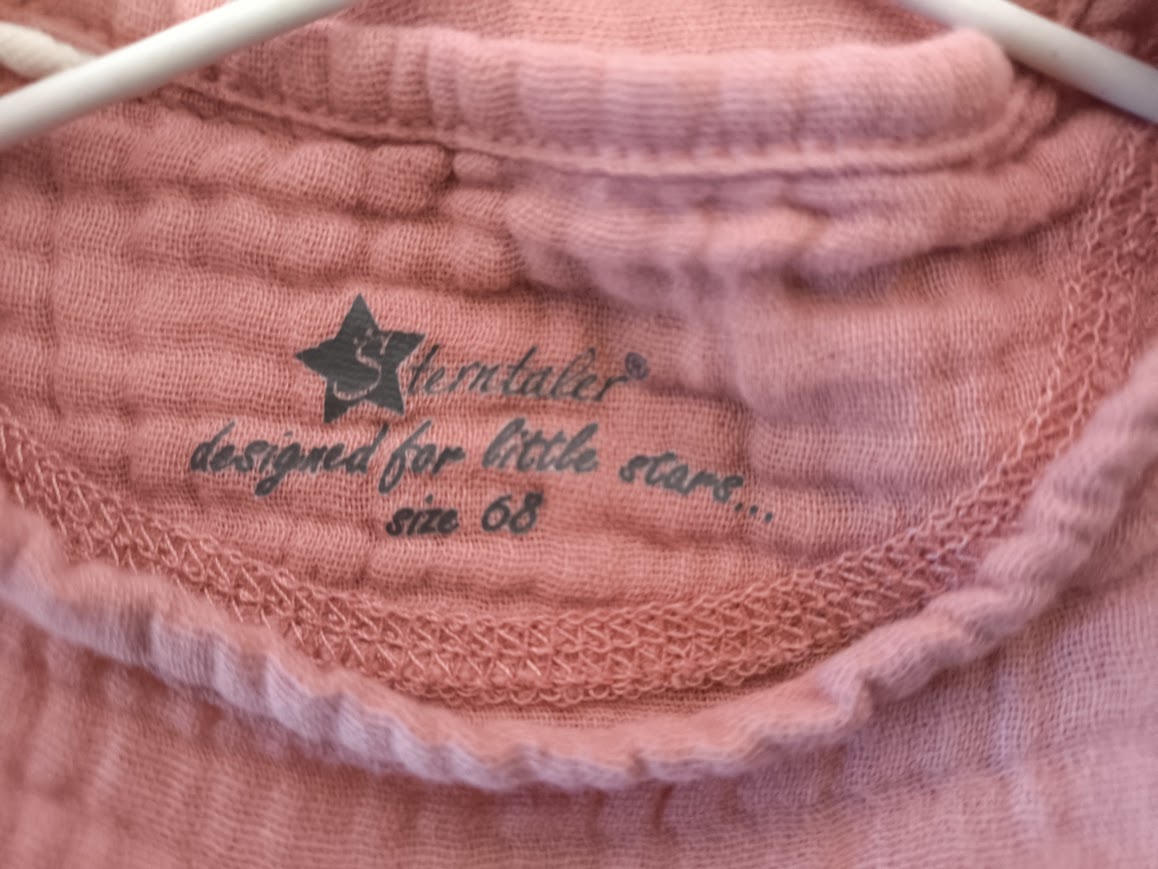 Sterntaler Musselin-Overall in Altrosa