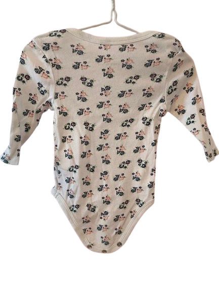 Manguun Langarmbody mit Blumenmuster