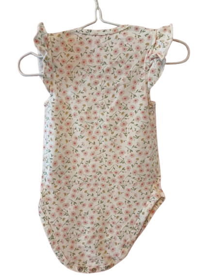 Hema Langarmbody mit Blumen