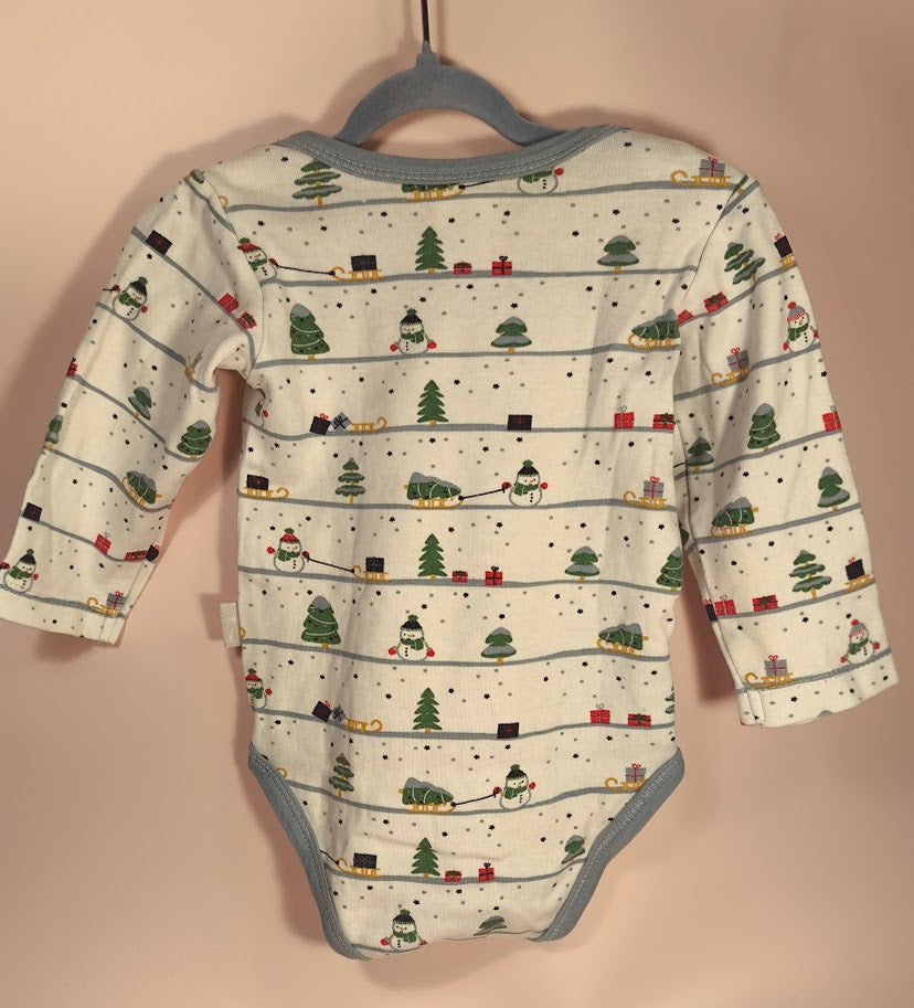 Pusblu Langarmbody Weihnachtsmotiv
