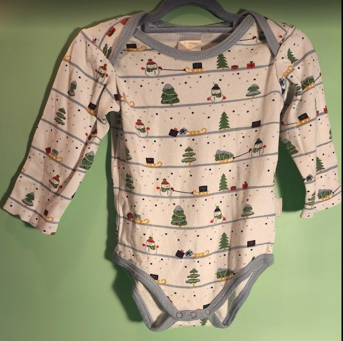 Pusblu Langarmbody Weihnachtsmotiv