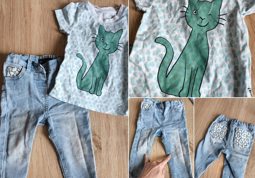 Katzen-Set 🐱 | JAKO-O | Shirt & Jeans